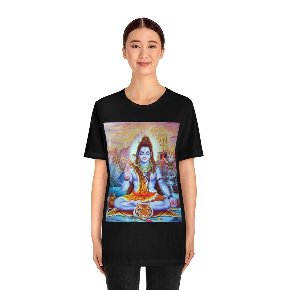 Shiva Is One Of The Threegods Found In Hindu Mythology Unisex Black Shirt